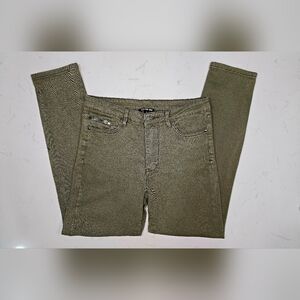 Gianni Bini Forest Green Jeans Women’s 5‎ Pocket Size M